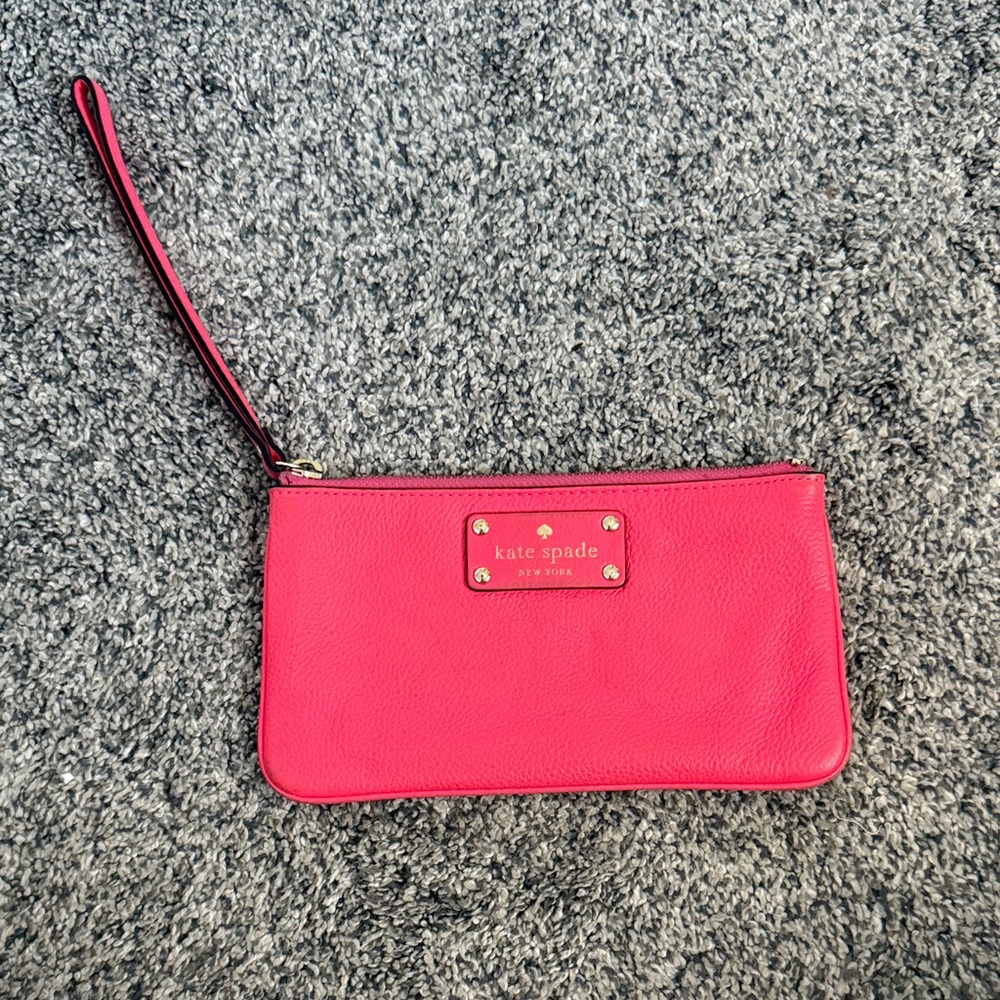 Kate Spade Vibrant Pink Wristlet